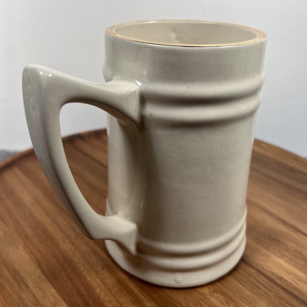 Vintage Harvard University Crimson VE RI TAS Off-White Gold W. C. Bunting Co Mug - Picture 3 of 13